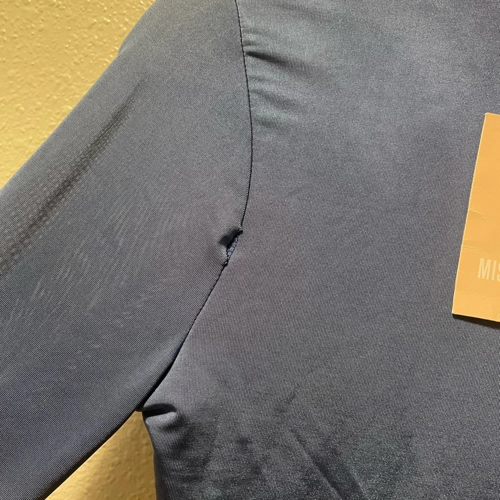 PlayBoy Dark Blue Crop Long Sleeve *Minor Flaws* - Picture 4 of 9